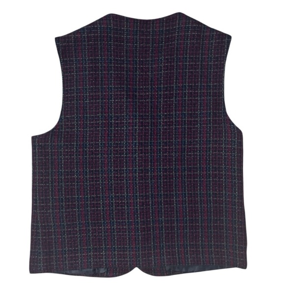 TanJay Wool Blend Vintage Buttoned Vest, Size 12 - Picture 6 of 7